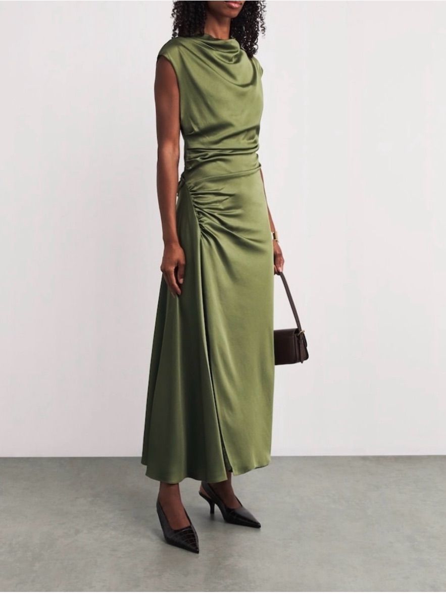 Simkhai Burke Olive Green 6 Nwot